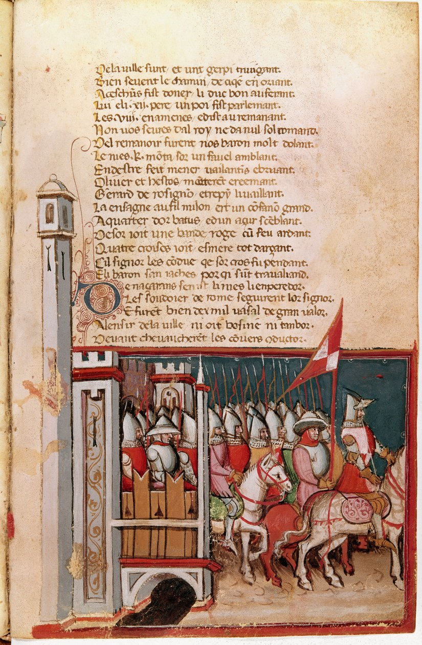 Belépés Spanyolországba (miniatűr alkotó: Unknown artist