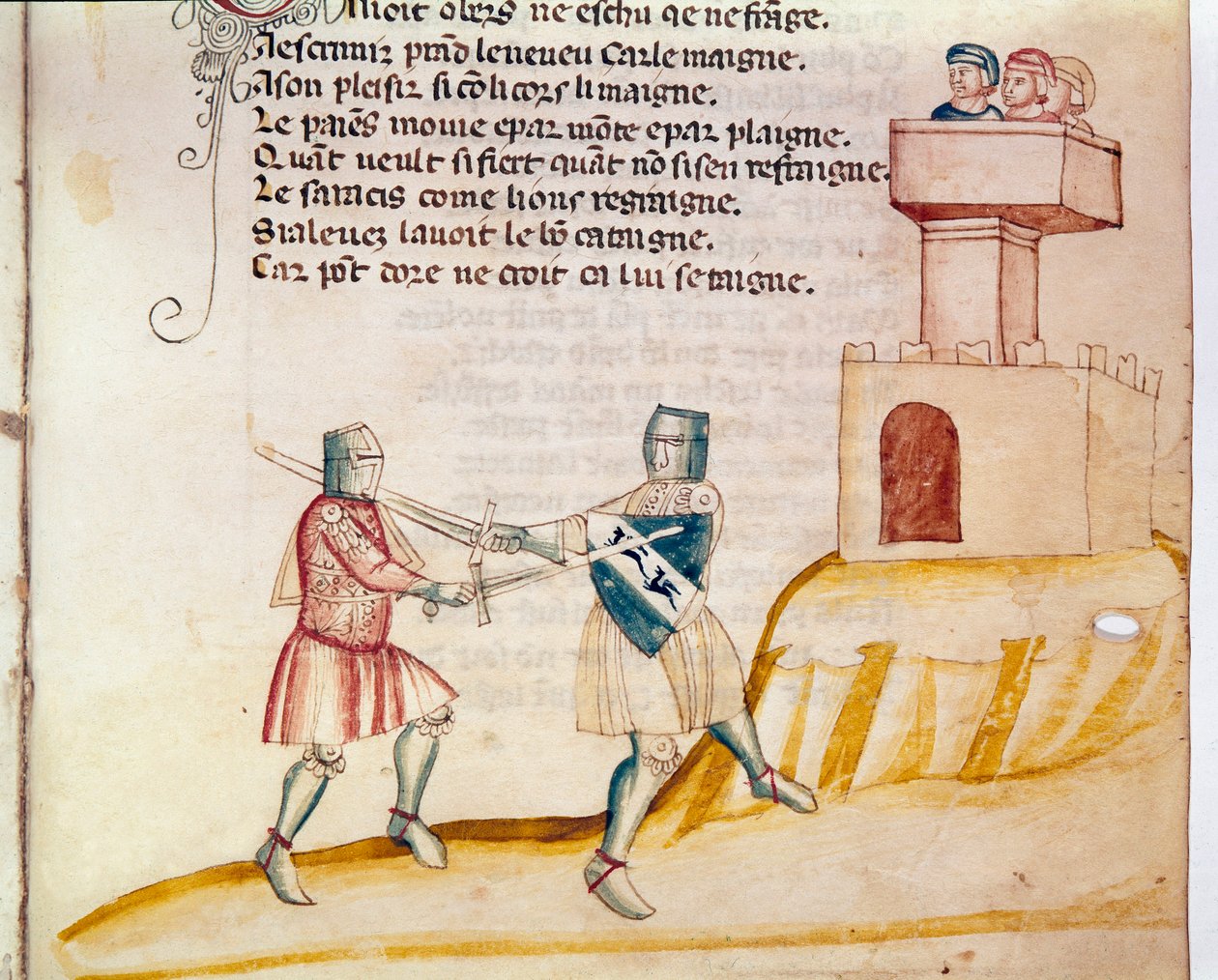 Belépés Spanyolországba (miniatűr alkotó: Unknown artist