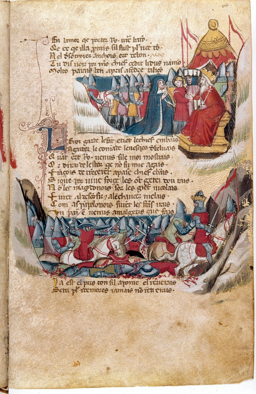 Belépés Spanyolországba (miniatűr alkotó: Unknown artist