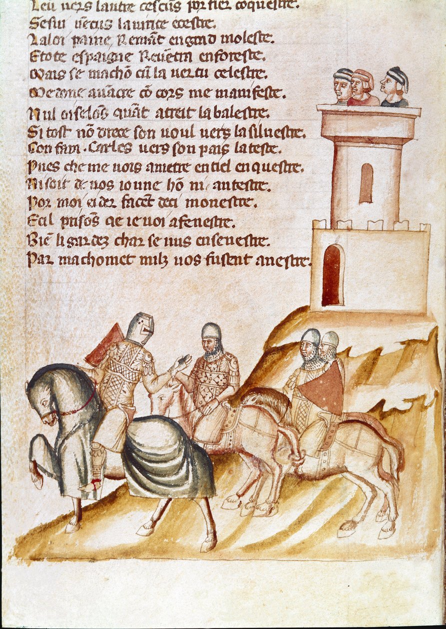 Belépés Spanyolországba (miniatűr alkotó: Unknown artist