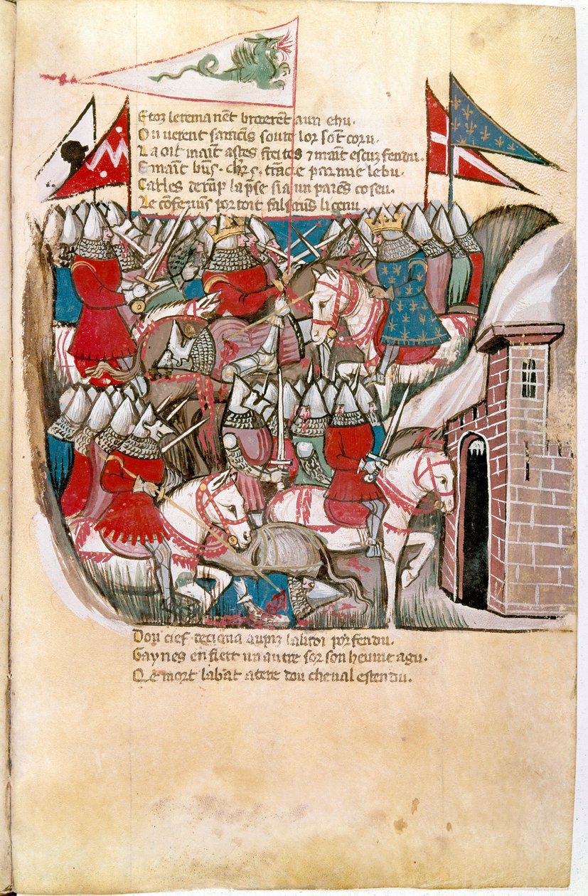 Belépés Spanyolországba (miniatűr alkotó: Unknown artist