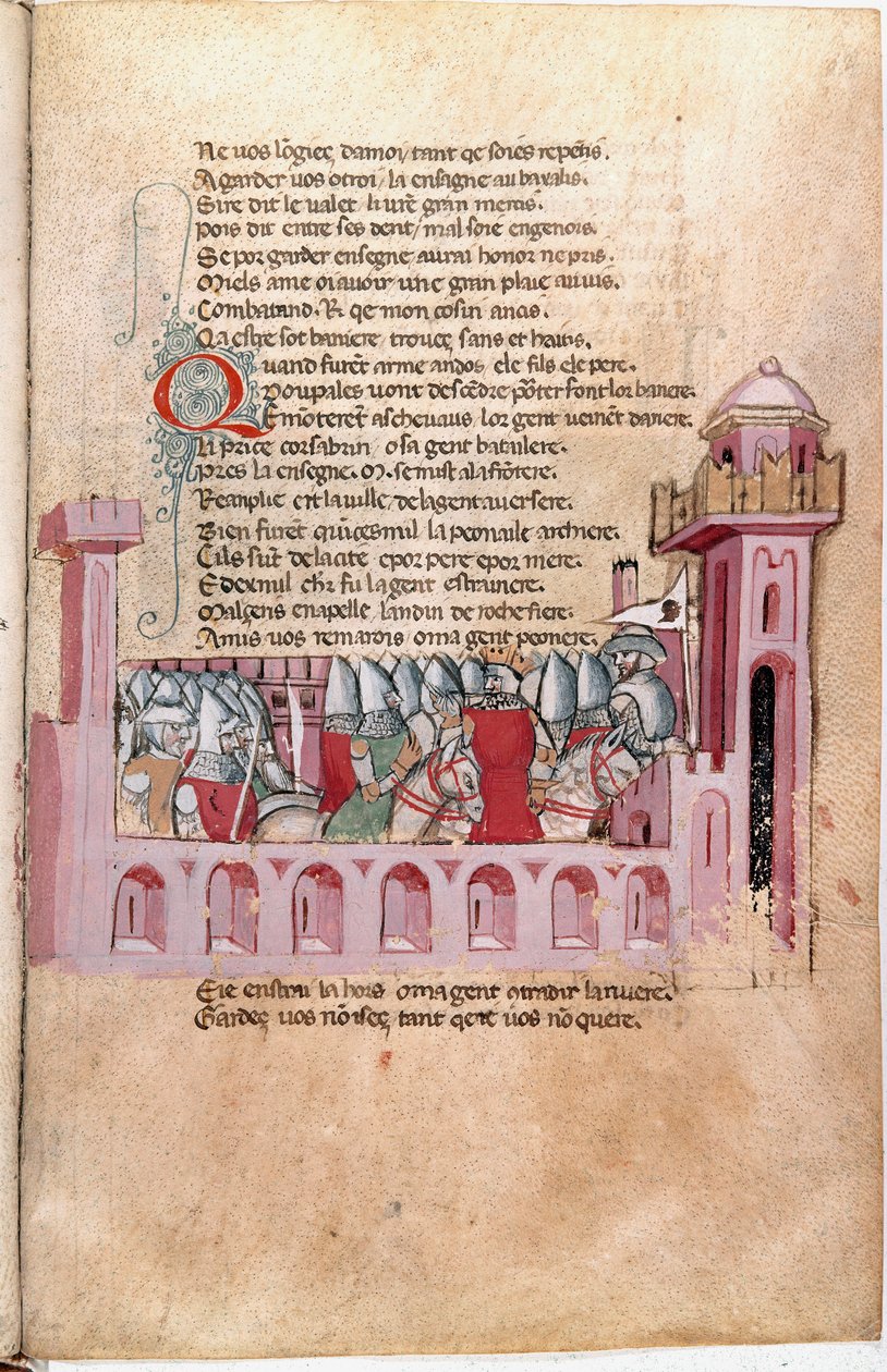 Belépés Spanyolországba (miniatűr alkotó: Unknown artist