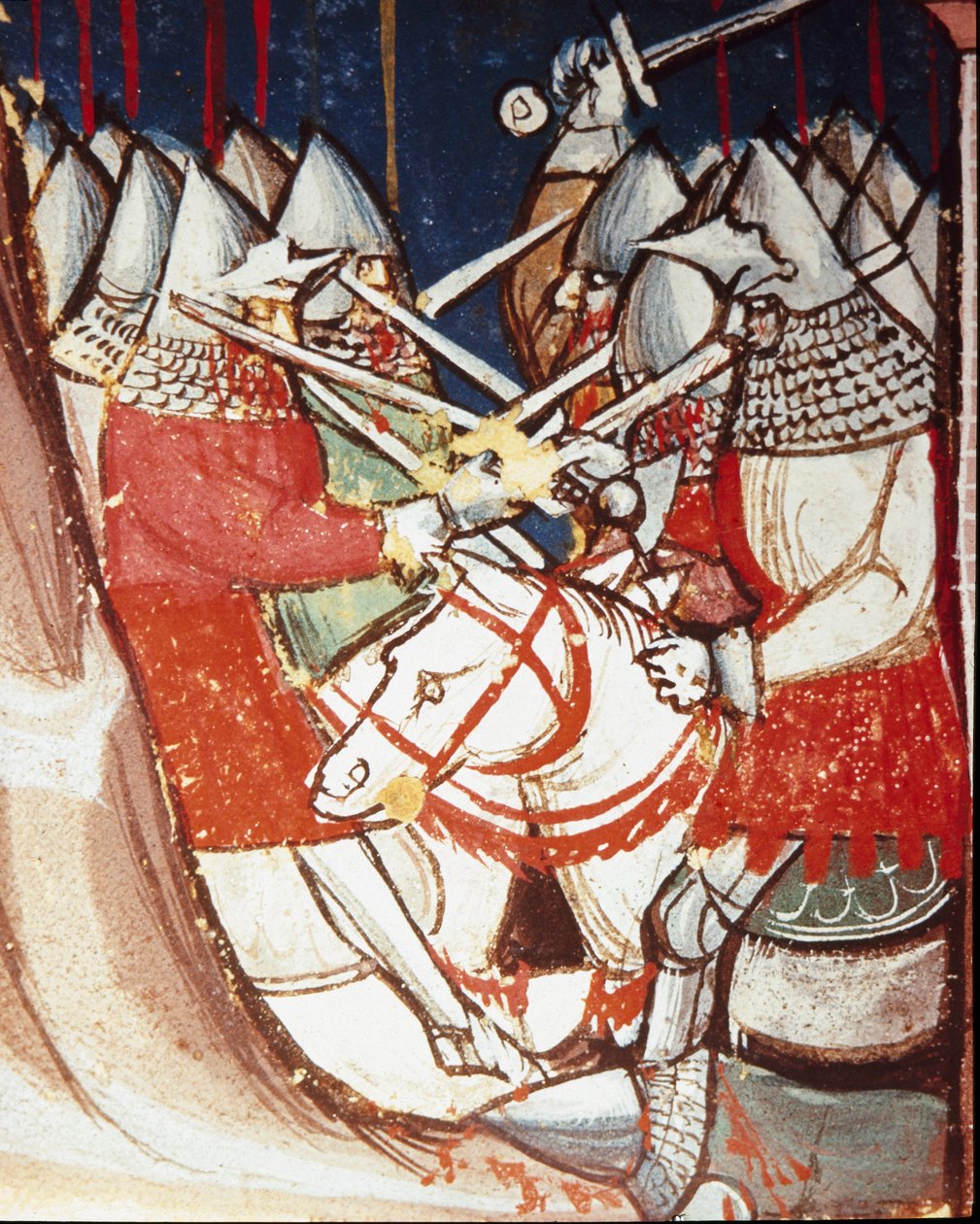 Belépés Spanyolországba (miniatűr alkotó: Unknown artist