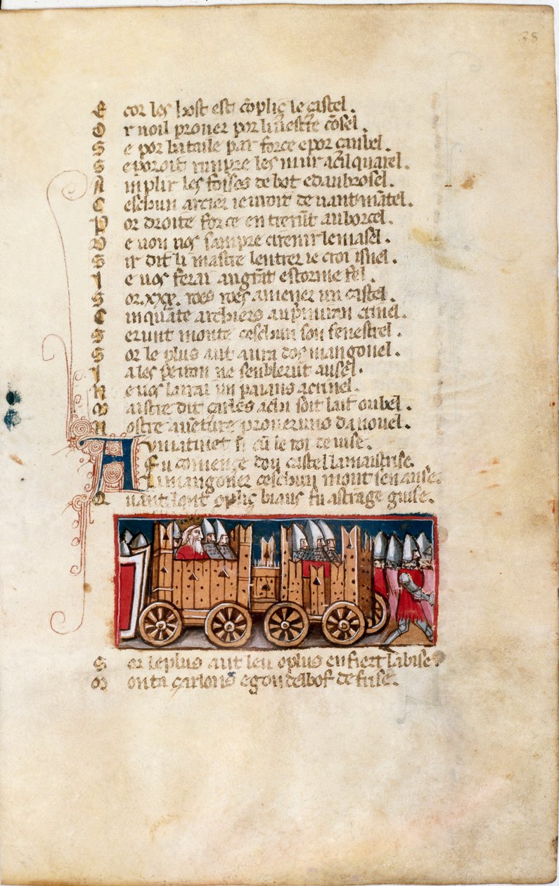 Belépés Spanyolországba (miniatűr alkotó: Unknown artist