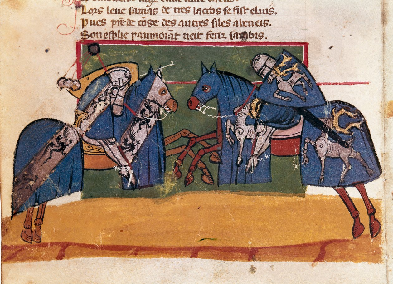 Belépés Spanyolországba (miniatűr alkotó: Unknown artist