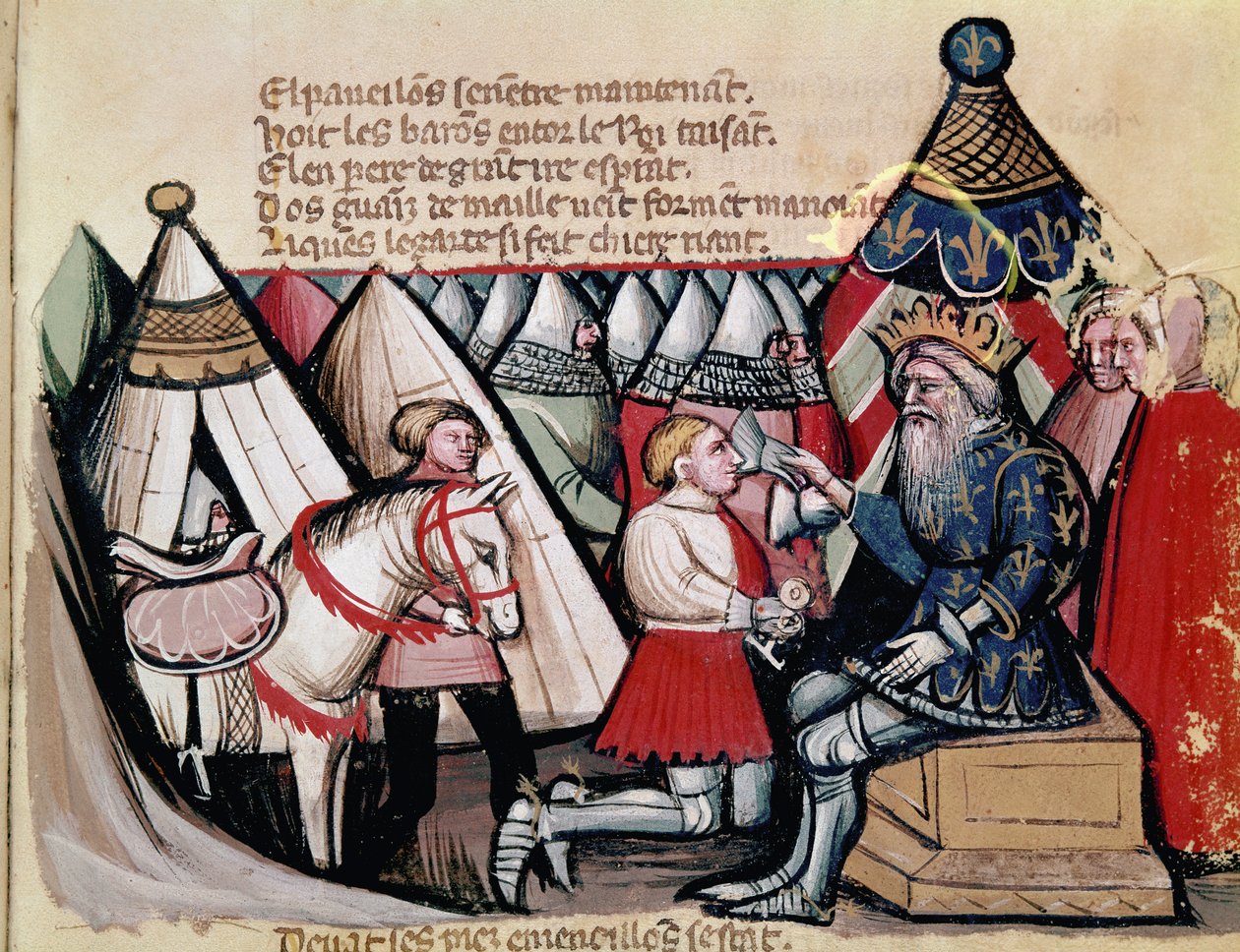 Belépés Spanyolországba (miniatűr alkotó: Unknown artist