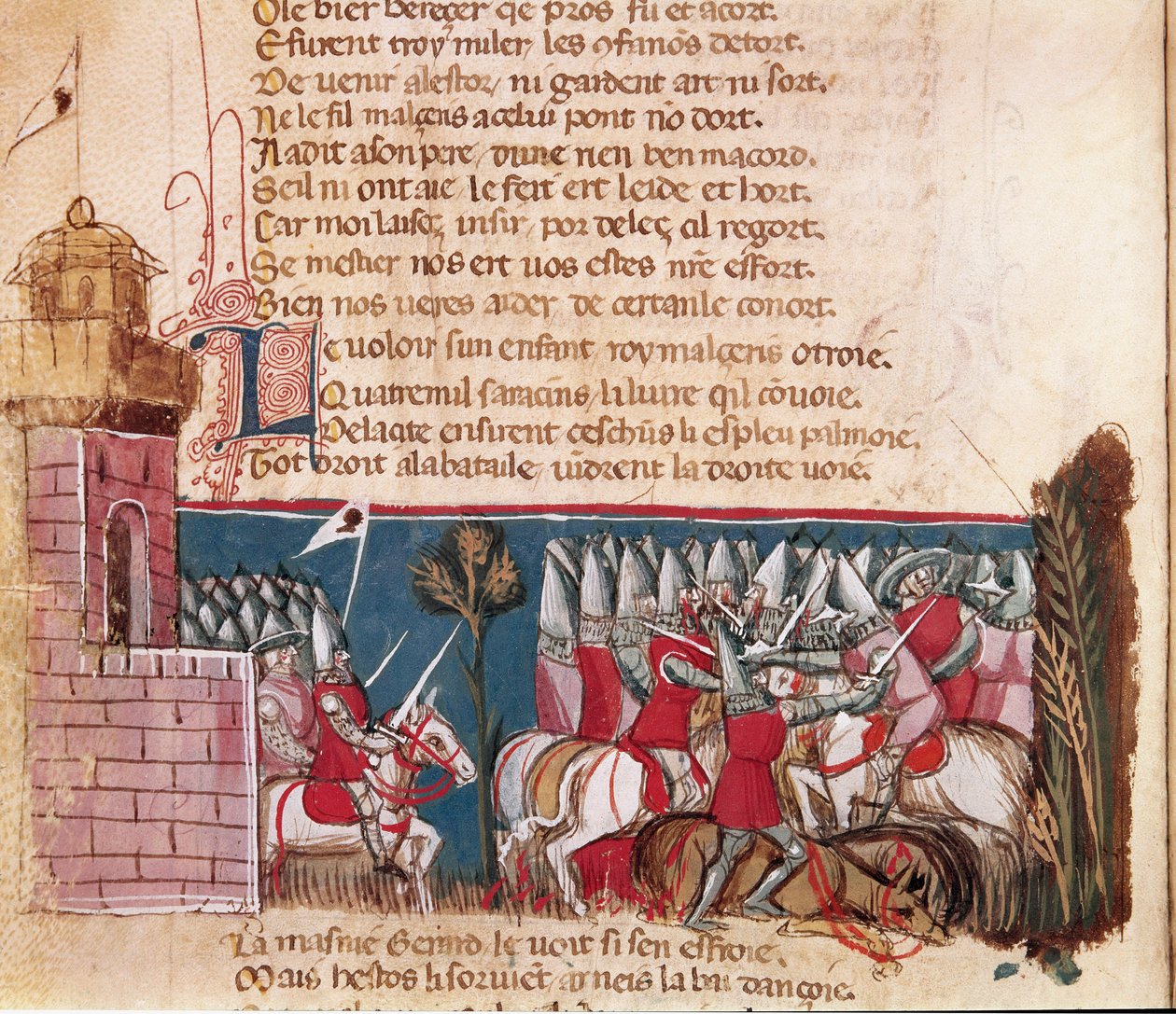 Belépés Spanyolországba (miniatűr alkotó: Unknown artist