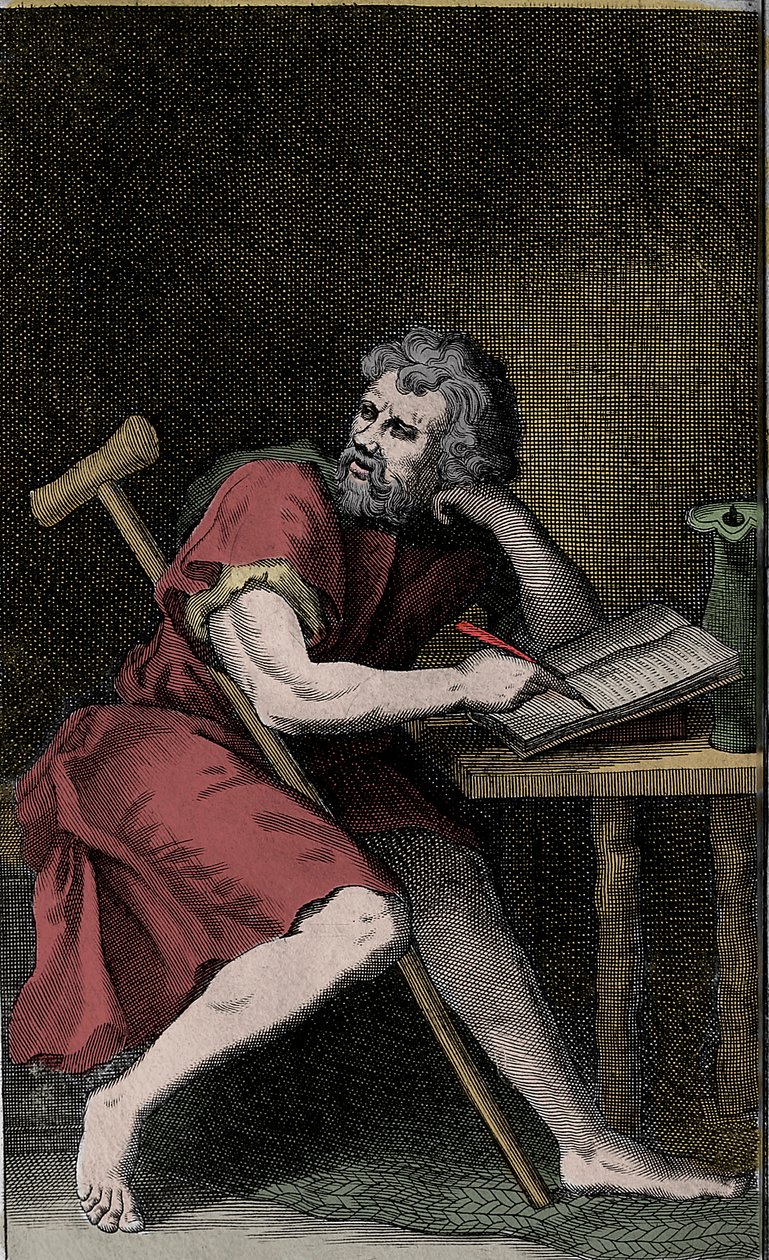 Epiktetus - EPICTETUS görög sztoikus filozófus alkotó: Unknown artist