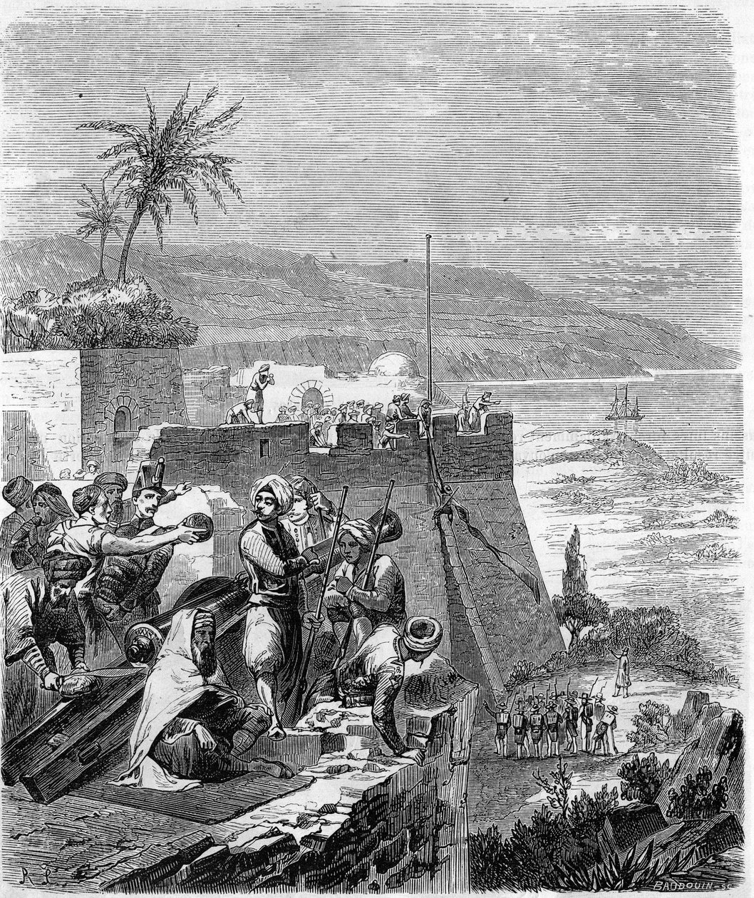 Algéria meghódításának epizódja 1832-ben – Taken of Bone, március 21. alkotó: Unknown artist