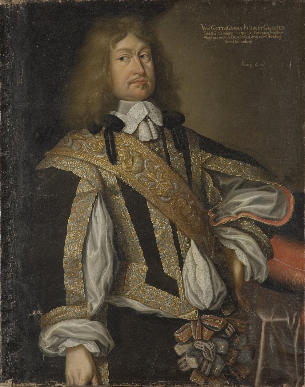 Ernest Gunther de Schleswig Holstein Sonderburg Augustenburg - Ernest Guenther (1609-1689), Schleswig-Holstein-Sonderburg-Augustenburg hercegének portréja, Anonymous . Olajfestmény alkotó: Unknown artist