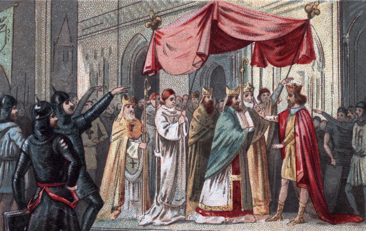 Eudes (Odon) (860 - 898. vers), Párizs és Troyes grófja, Franciaország királyává választották. alkotó: Unknown artist