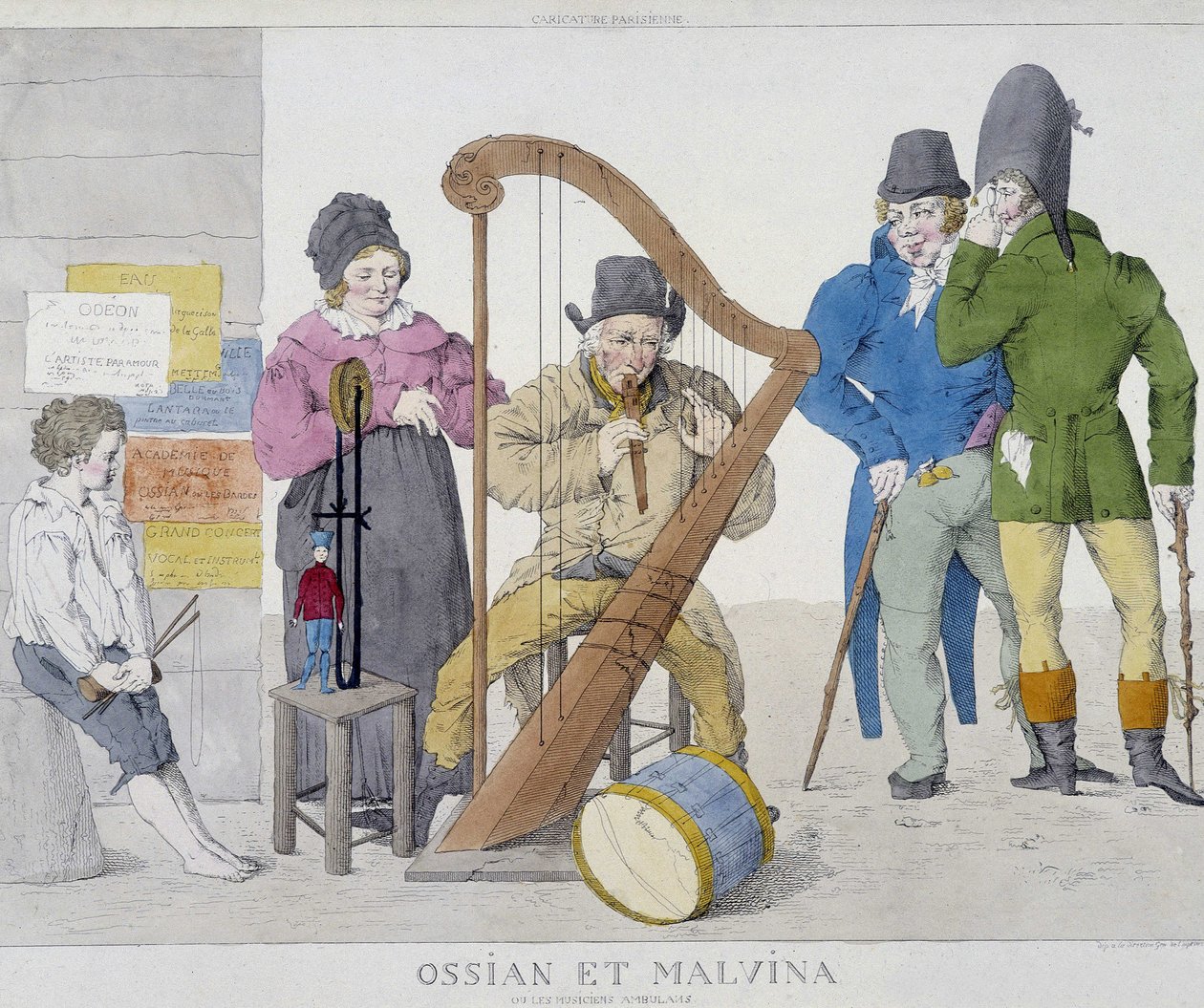 Vándorzenész család a XIX alkotó: Unknown artist