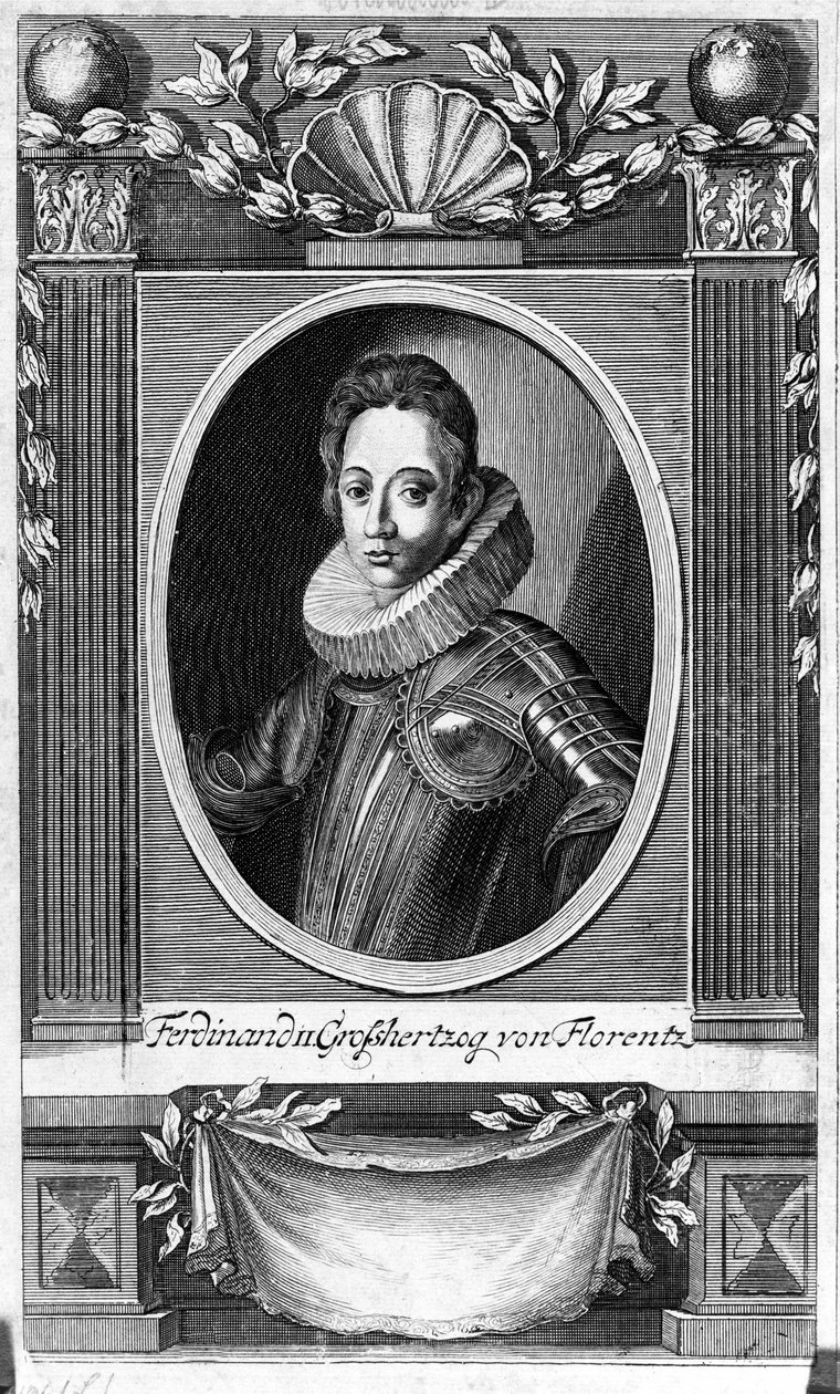 II. Medici Ferdinánd (1610-1670). alkotó: Unknown artist