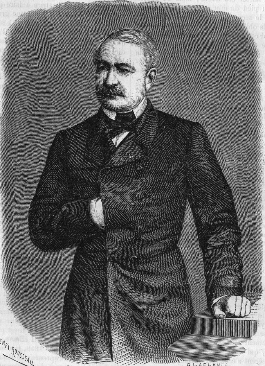 Ferdinand de Lesseps (1805-1894), francia diplomata és ügyintéző. alkotó: Unknown artist