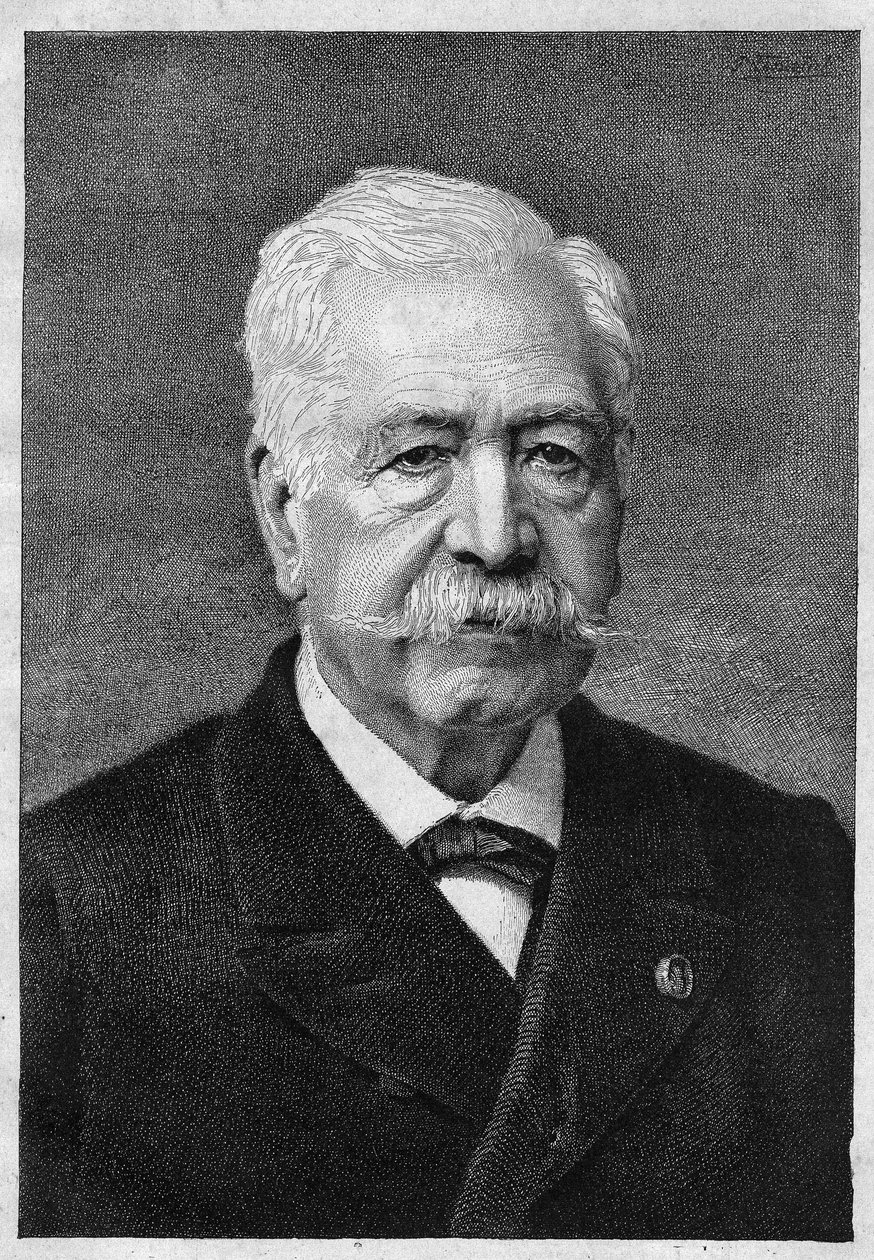 Ferdinand de Lesseps (1805-1894), francia diplomata és ügyintéző. alkotó: Unknown artist