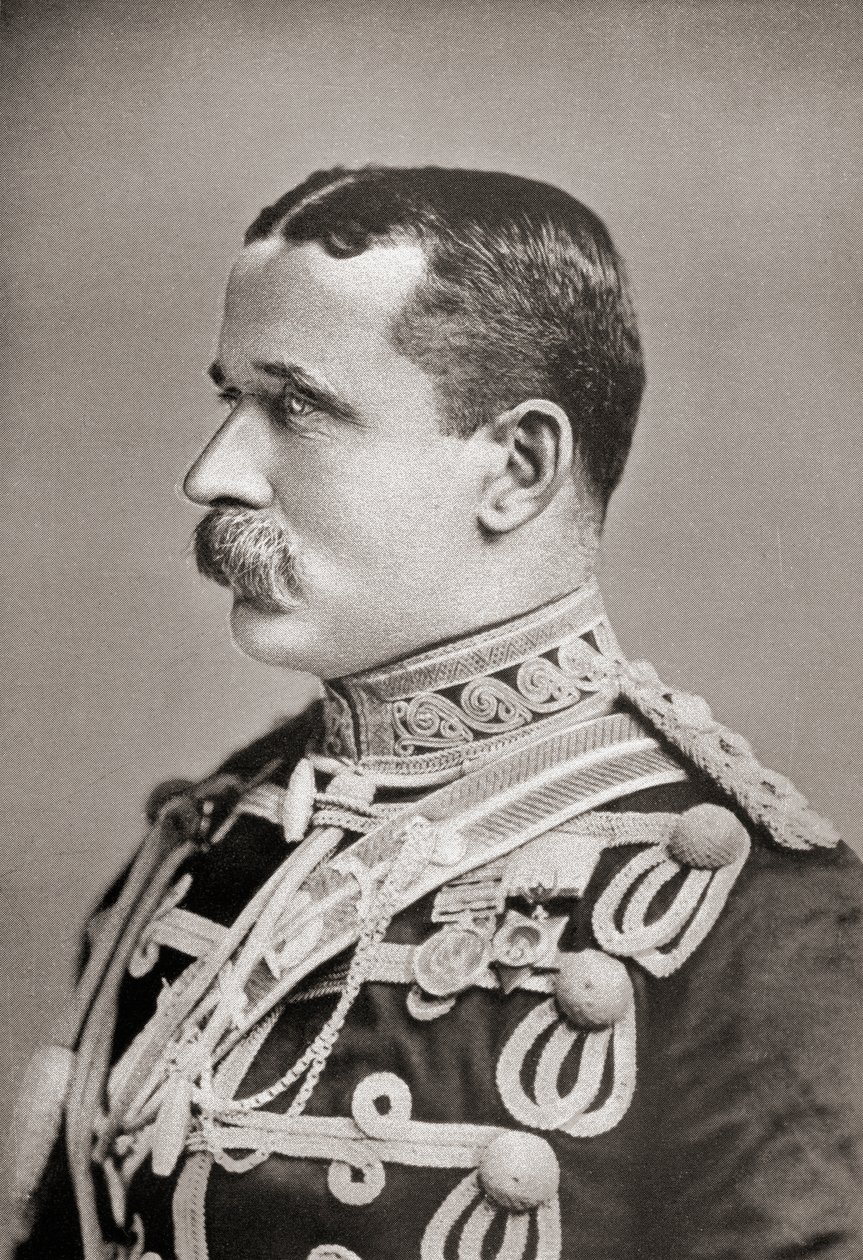 John Denton, Pinkstone francia tábornagy, Louis Creswicke Dél-Afrika és a transzvaali háború című könyvéből, pub. 1900 alkotó: Unknown