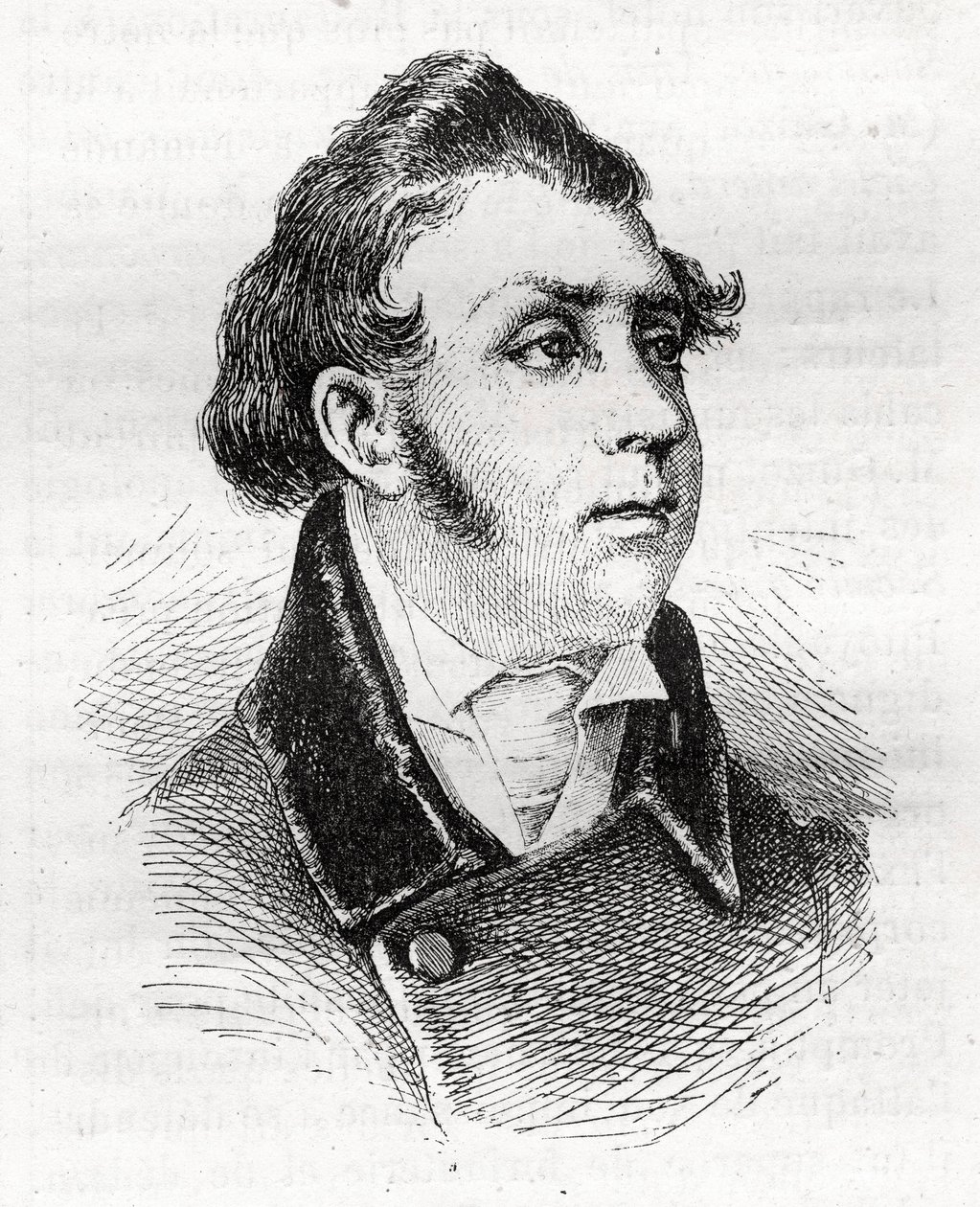 Francois Charles (Francois-Charles) Dulong - francia ügyvéd és politikus - 1792-1834 - metszet alkotó: Unknown artist