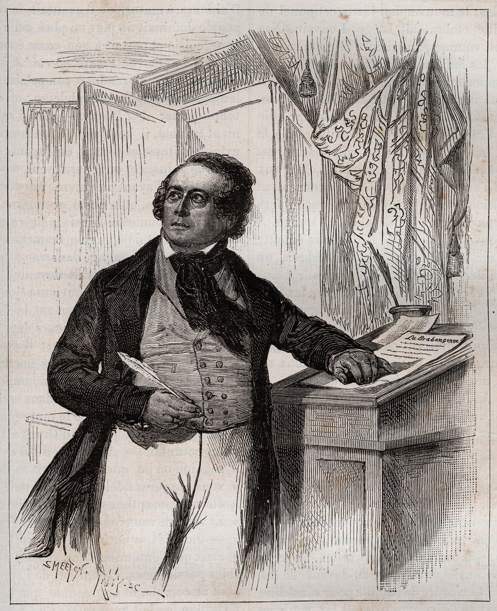 Francois Van Campenhout 1779-1848 - belga operaénekes, karmester és zeneszerző. alkotó: Unknown artist