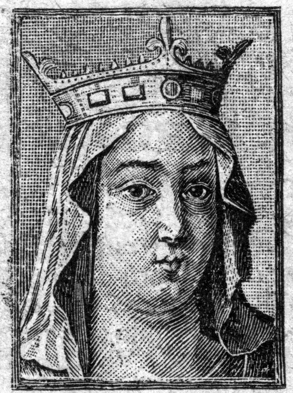 Fredegonde (545-597), I. Chilperik, a neustriai frankok királyának harmadik felesége. alkotó: Unknown artist