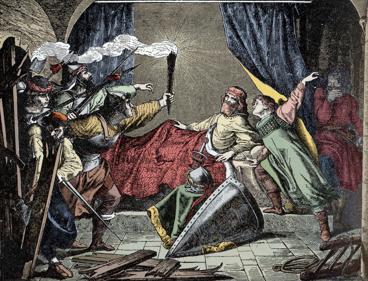 Friedrich Barbarossa Susában – Frederic Barberousse császár (I. Hohenstaufeni Frigyes alkotó: Unknown artist