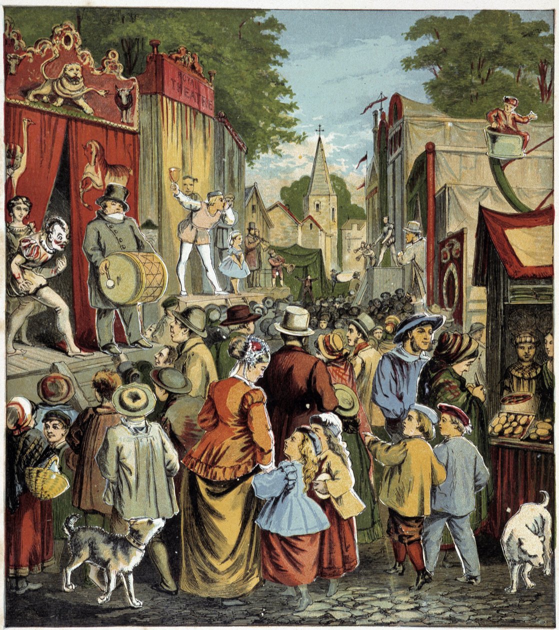 Fête caraine. századi gyermekkönyv illusztrációja. alkotó: Unknown artist