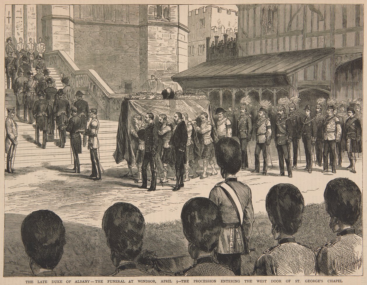 Albany herceg temetése alkotó: Unknown artist