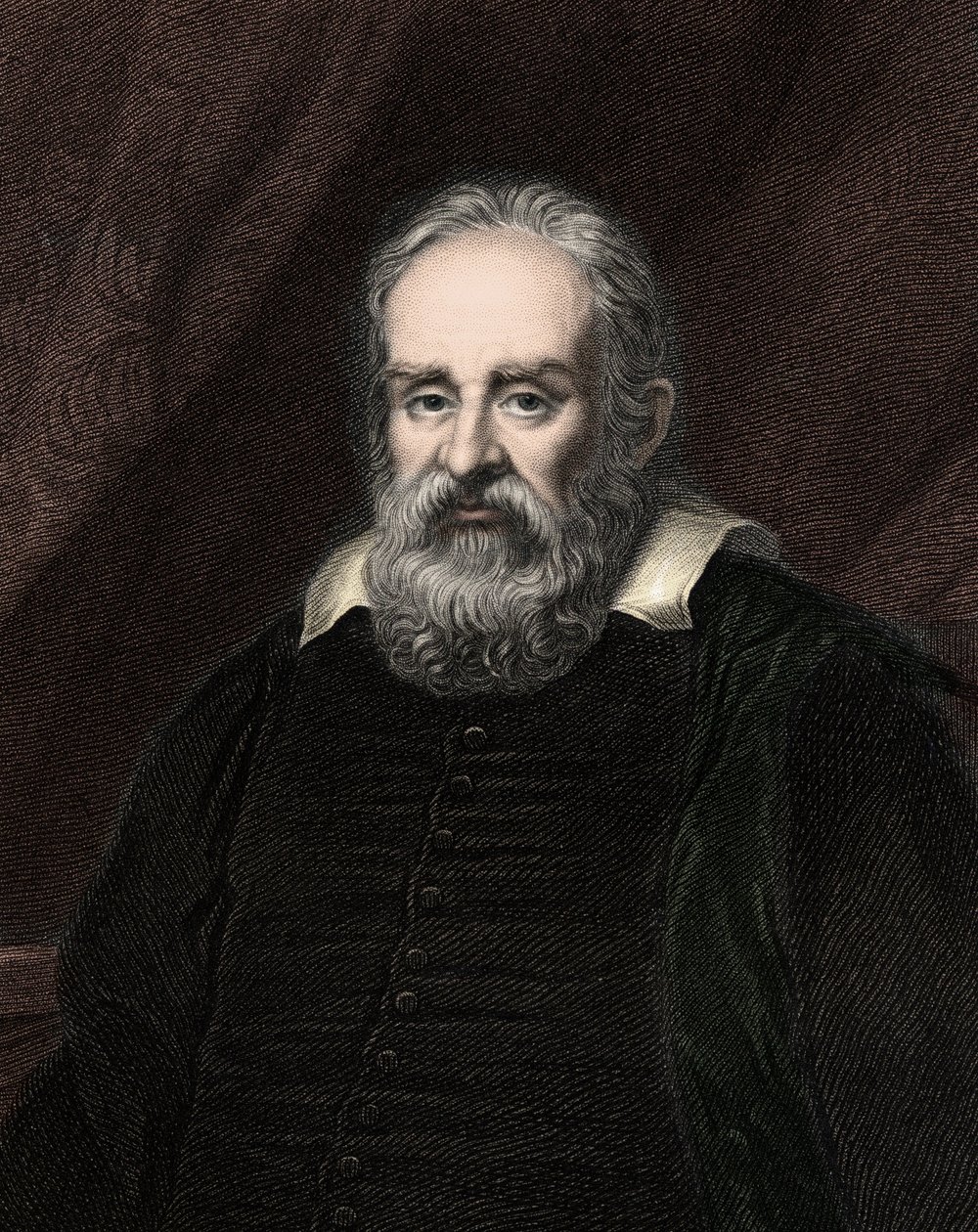 Galileo Galilei (Galilea) 1564-1642 - metszet - XIX. alkotó: Unknown artist