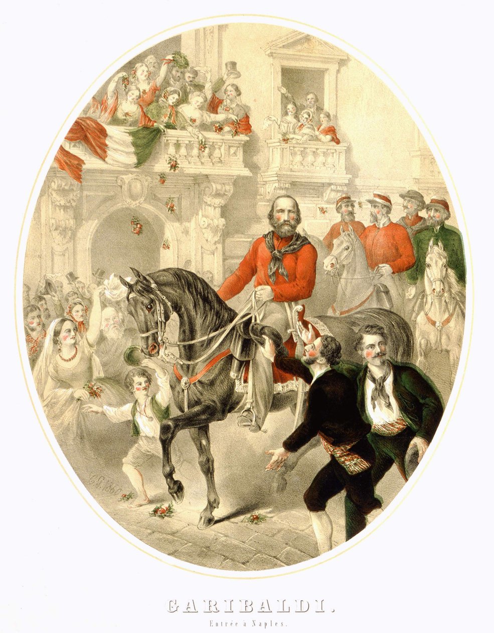 Garibaldi: Belépés Nápolyba 1860-ban alkotó: Unknown artist