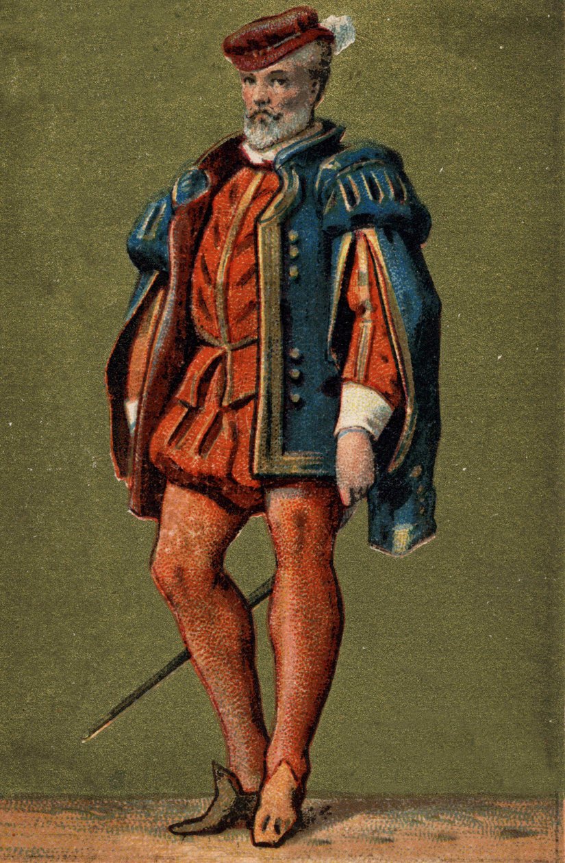 Gaspard de Coligny (1519-1572), Franciaország tengernagya. alkotó: Unknown artist