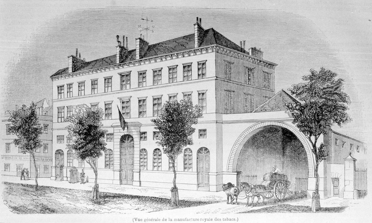 A Royal Tobacco Factory általános képe. alkotó: Unknown artist