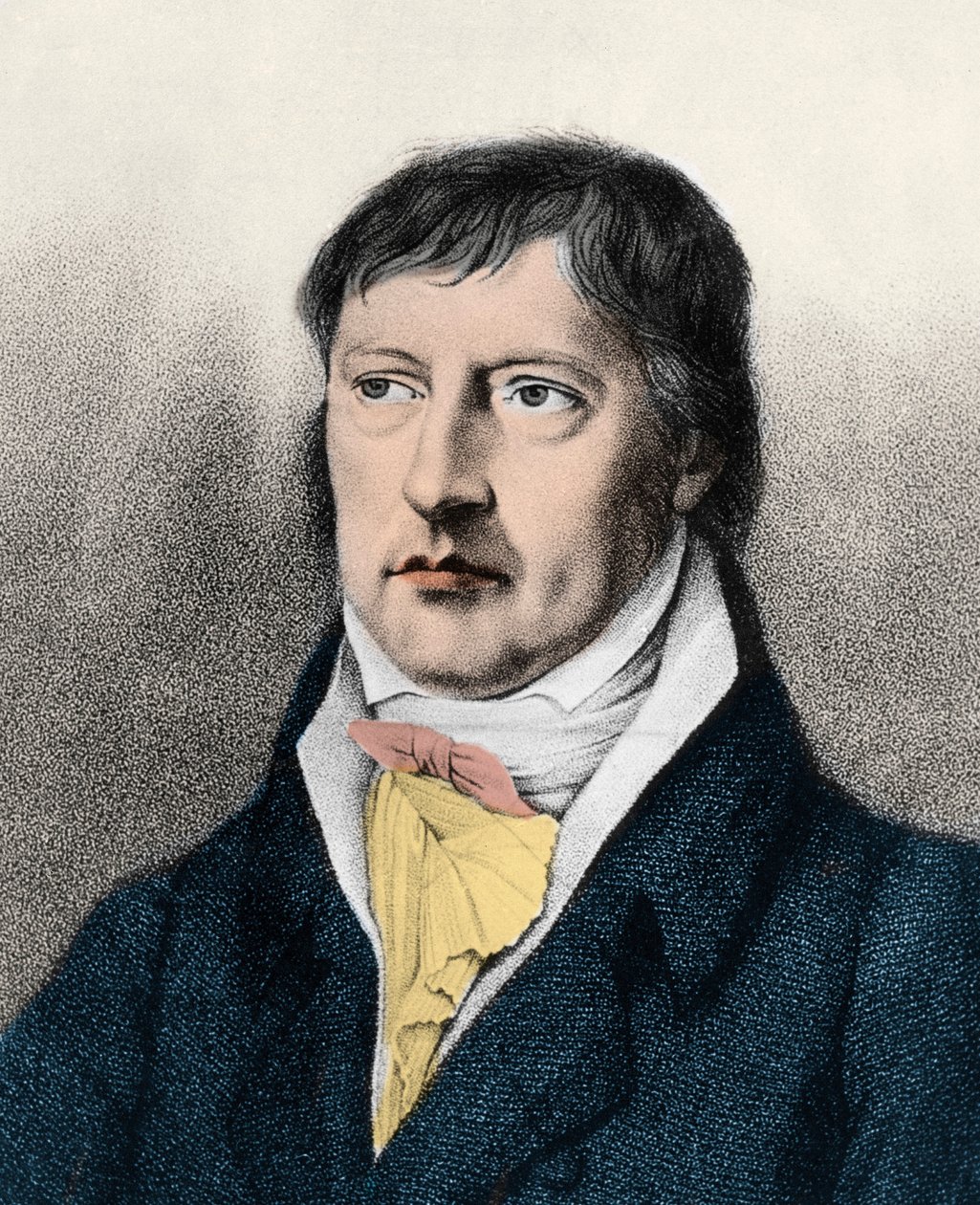 Georg Wilhelm Friedrich Hegel (1770-1831) angol filozófus, metszet c1825 alkotó: Unknown artist