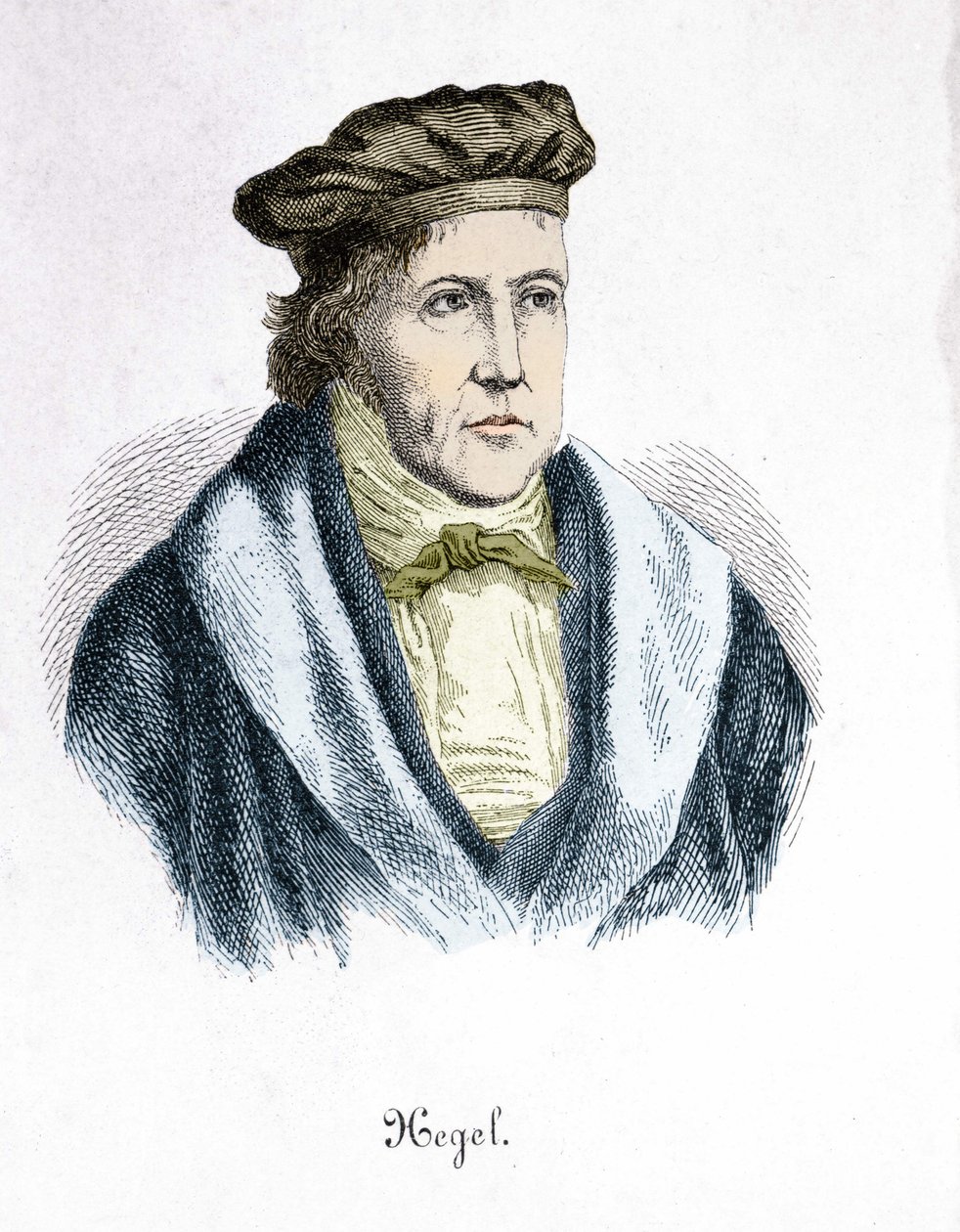Georg Wilhelm Friedrich Hegel (1770-1831), német filozófus. alkotó: Unknown artist