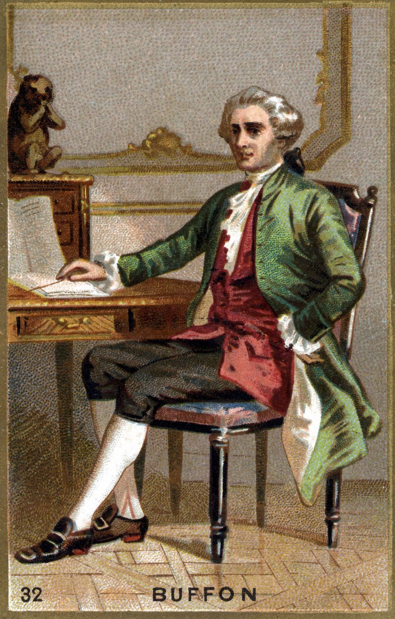 Georges Louis Leclerc, Buffon grófja (1707-1788). 19. századi kromolitográfia. alkotó: Unknown artist