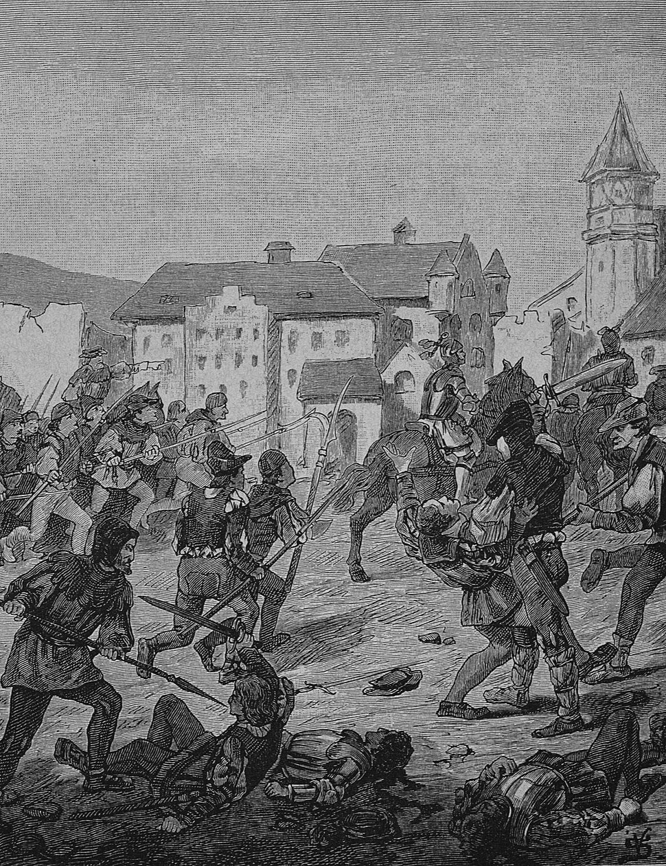 Német parasztháború (1524-1526): Weinsberg ostroma alkotó: Unknown artist