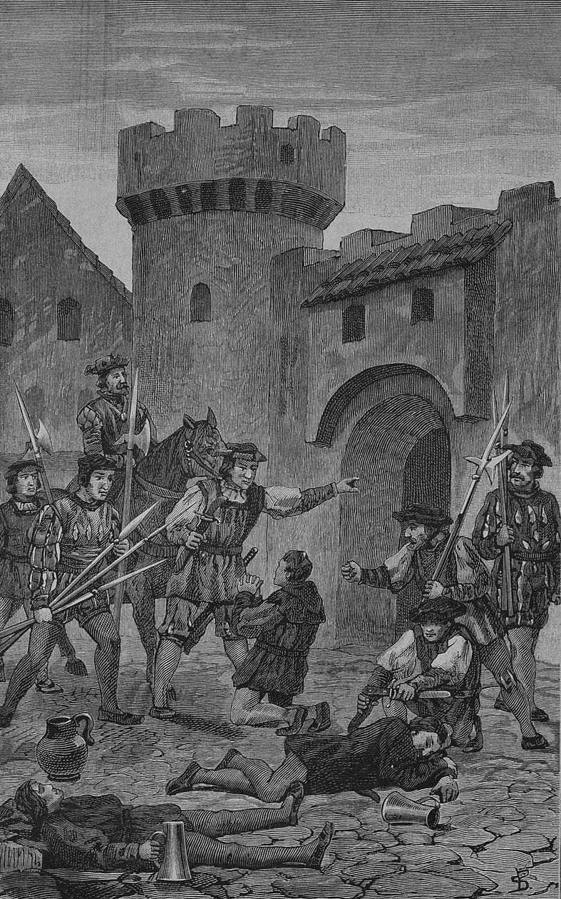 Német parasztháború (1524-1526): A marbachi szamárkapu alkotó: Unknown artist