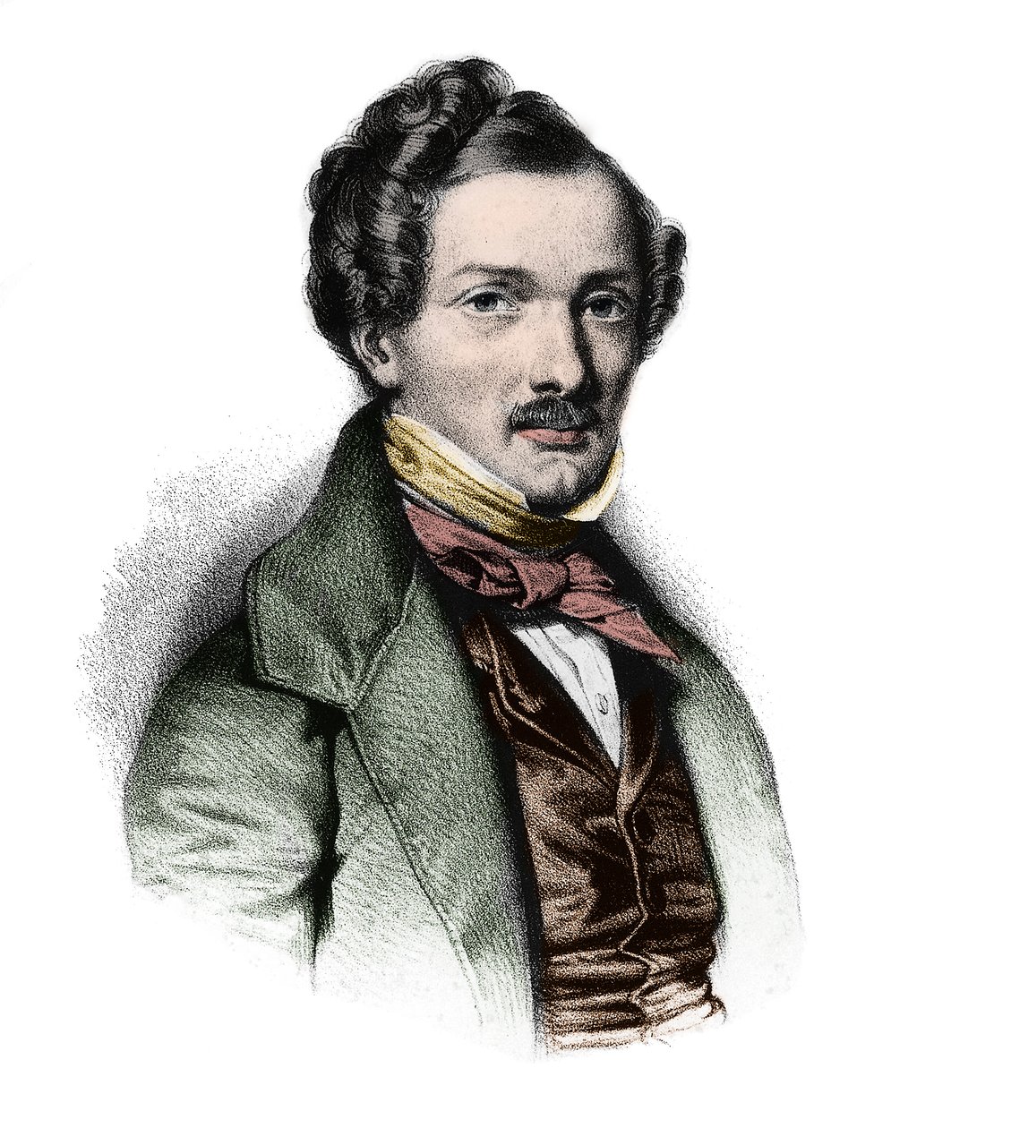 Gilbert Duprez (1806-1896), francia tenor - Gilbert Louis Duprez francia tenor (1806-1896) portréja alkotó: Unknown artist