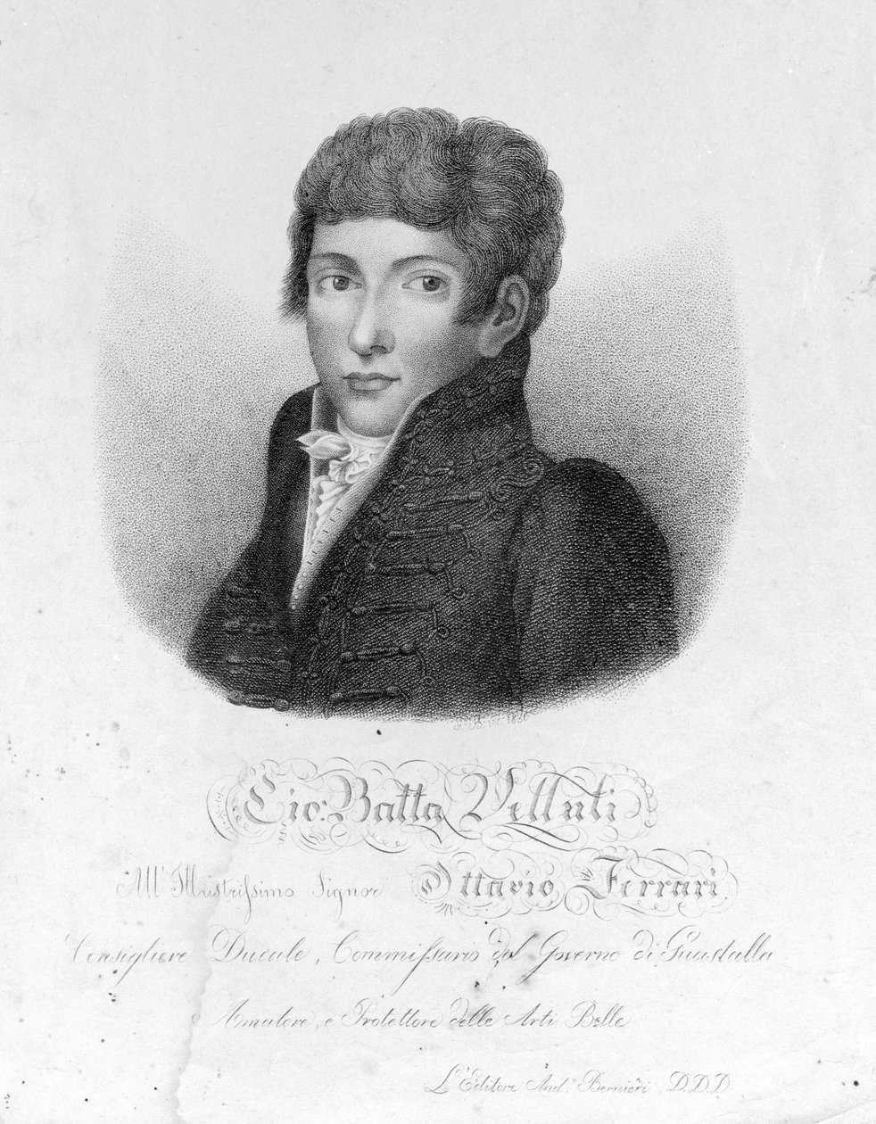 Giovanni Battista Velluti (1781-1861), utolsó kasztrált opera. alkotó: Unknown artist