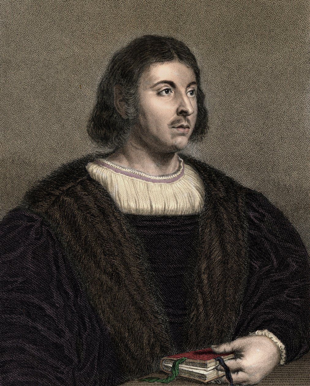 Giovanni Boccaccio (Boccace) 1313-1375 - metszet - XIX. alkotó: Unknown artist