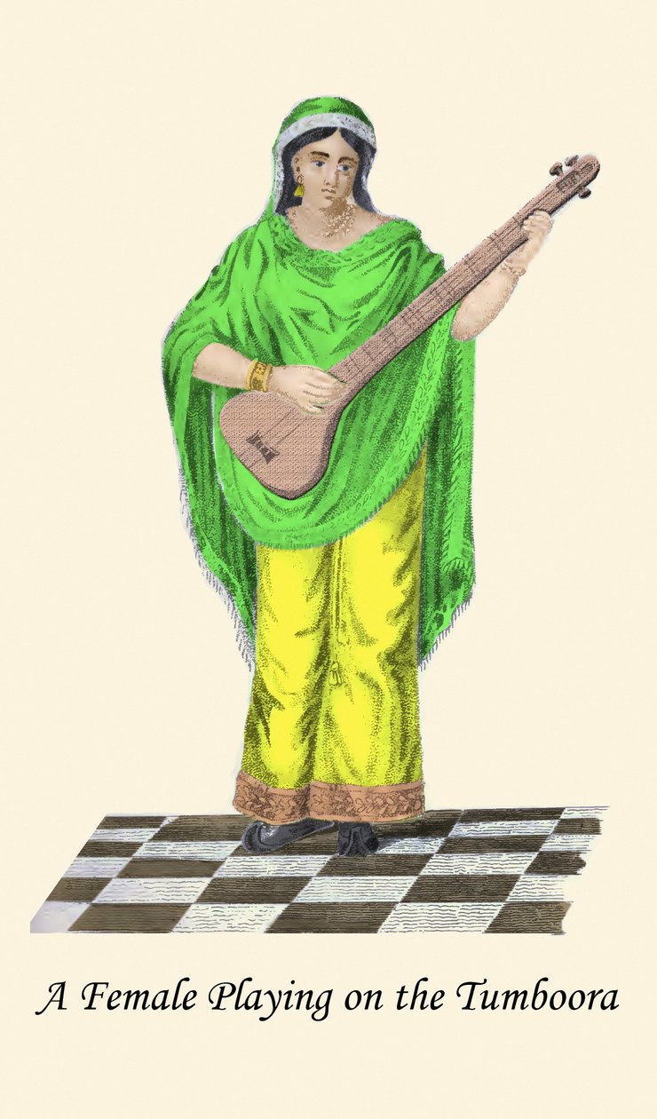Lány játszik a Tumboora alkotó: Unknown Artist