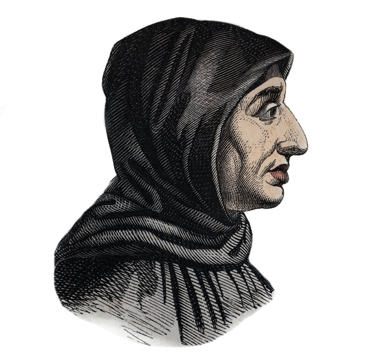 Girolamo Savonarola (1452-1498) olasz domonkos pap és Firenze vezetője - Jerome Savonarole (Girolamo Savonarola (1452-1498), olasz domonkos predikátor és reformátor portréja alkotó: Unknown artist