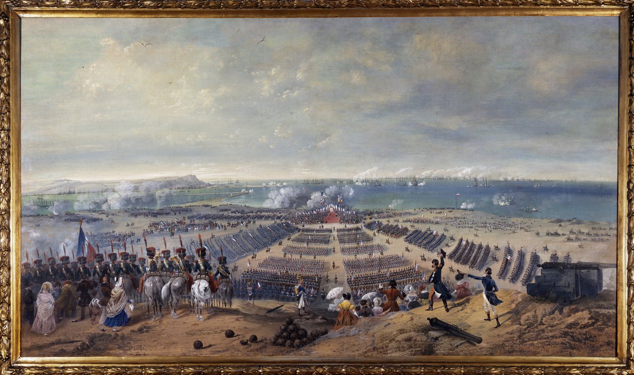 Nagy parádé a boulogne-i katonai táborban alkotó: Unknown artist
