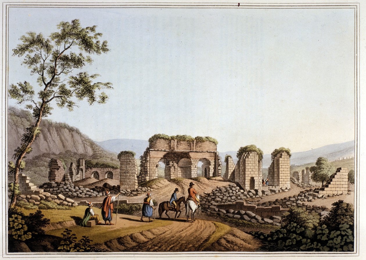 Görögország. Diana templomának romjai (artemisz) Ephesusban alkotó: Unknown artist