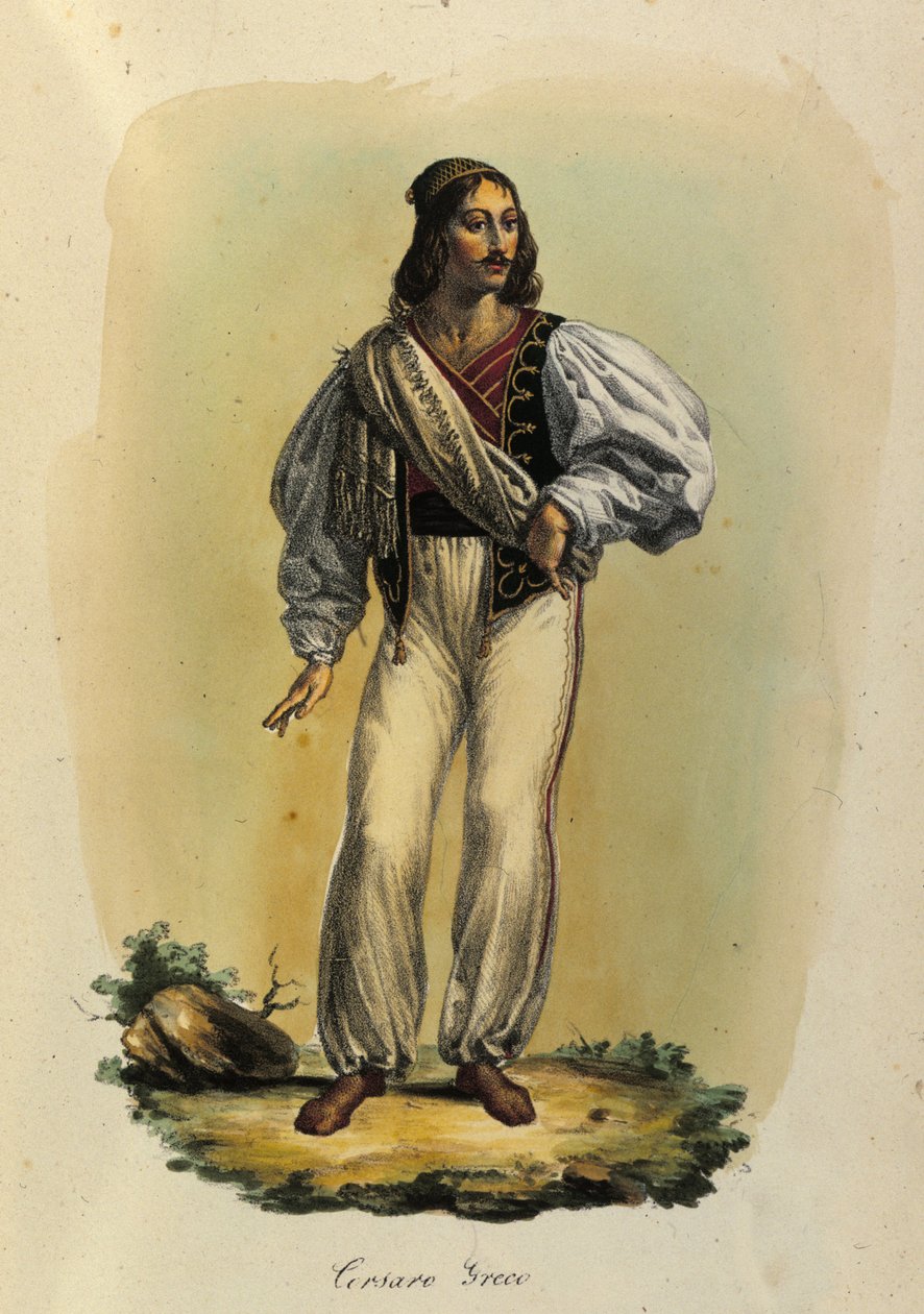 18. századi görög kalóz. alkotó: Unknown artist