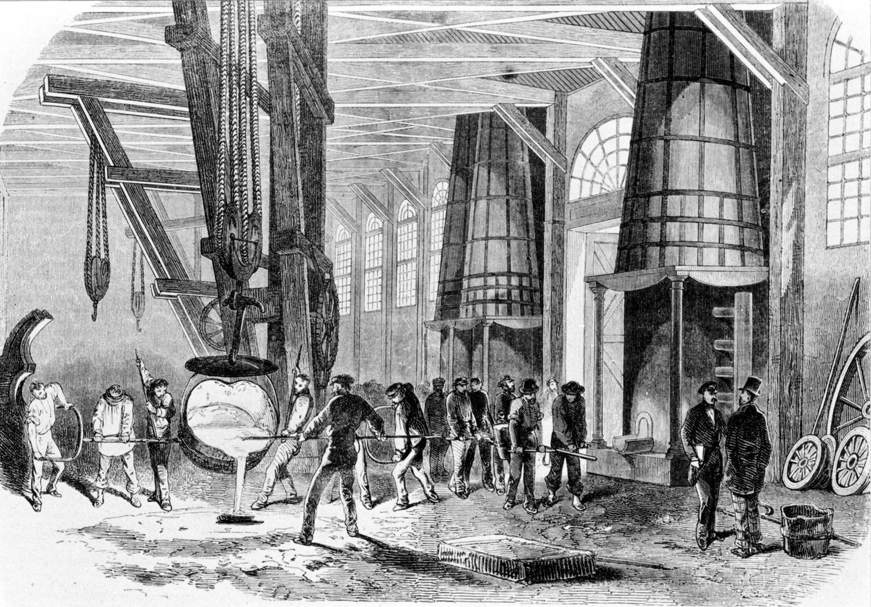 Grenelle öntöde 1885-ben. alkotó: Unknown artist
