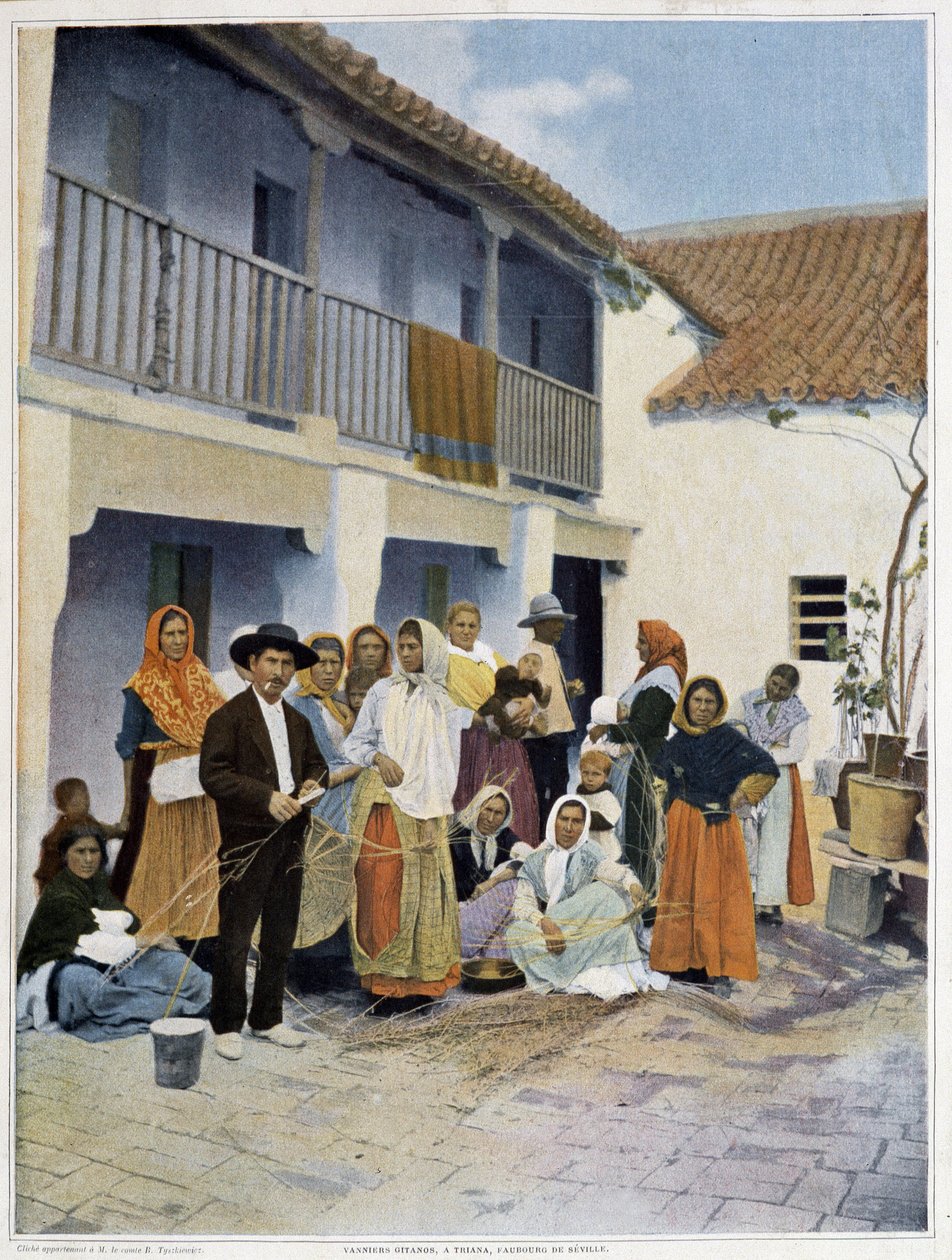 Cigányok csoportja Trianában, Sevilla külvárosában alkotó: Unknown artist