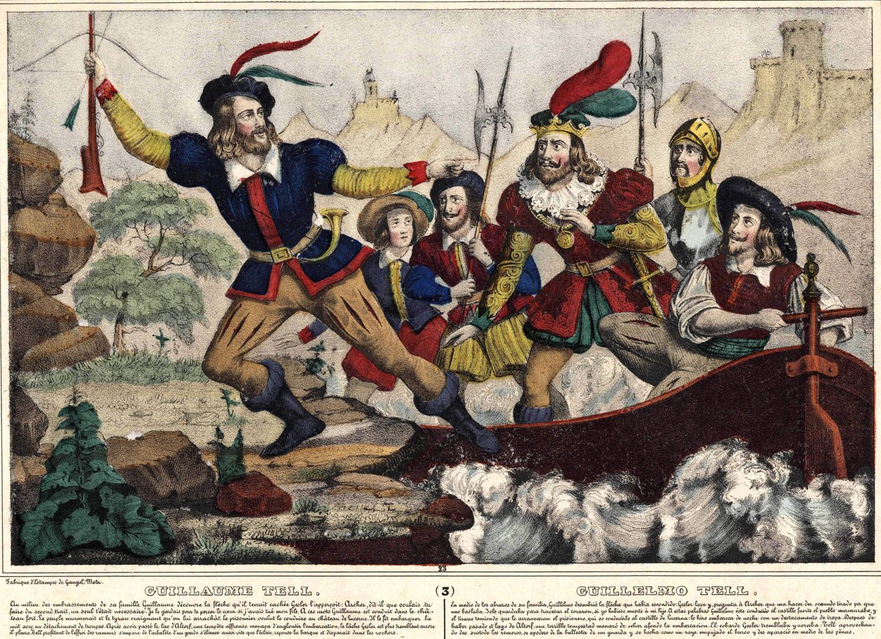 Guillaume Tell (William Tell) felfedezi a nyilat alkotó: Unknown artist