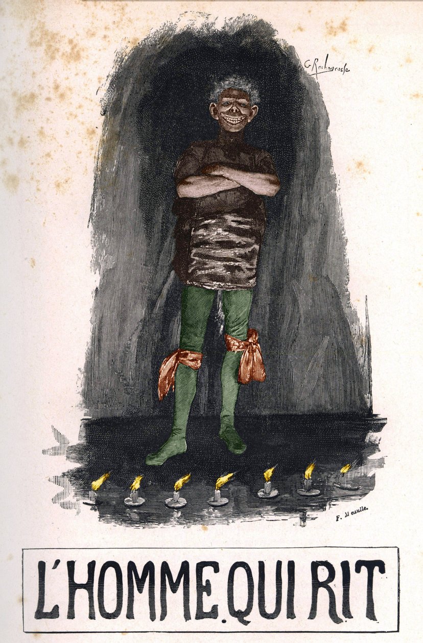 Gwynplaine, borító. „A nevető emberről” alkotó: Unknown artist