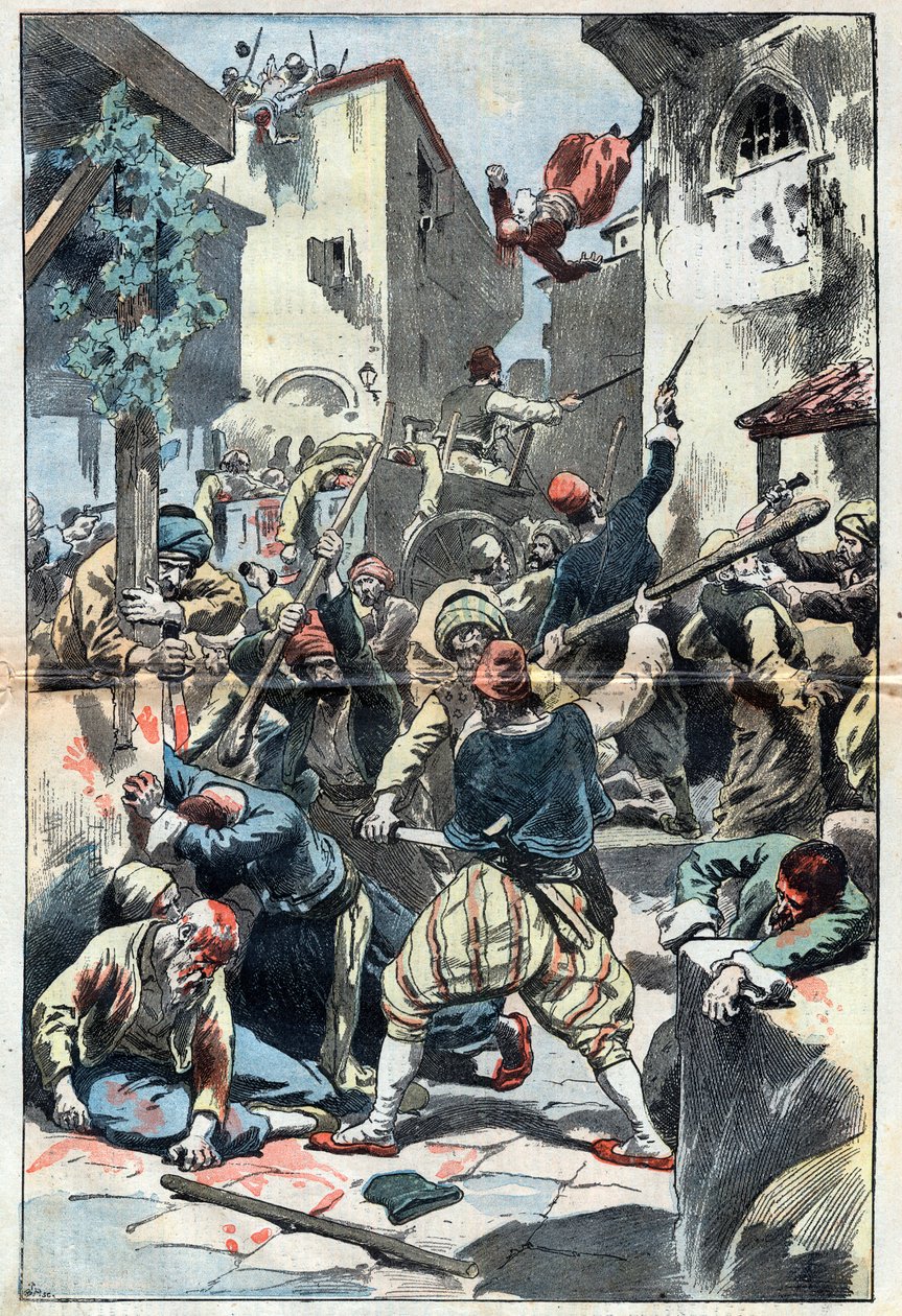 Hamidian mészárlások: az örmények lemészárlása Konstantinápolyban alkotó: Unknown artist