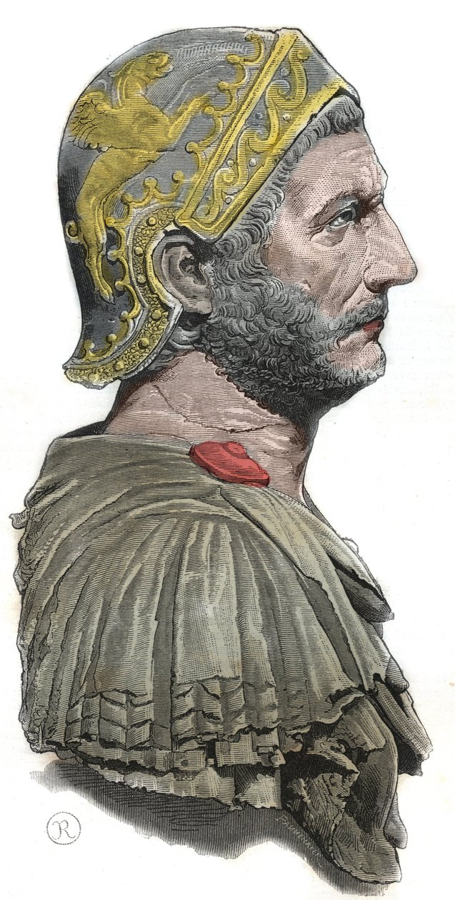 Hannibal – Hannibal vagy Annibal Barca (kb. ie 247-183), karthágói tábornok és államférfi portréja alkotó: Unknown artist