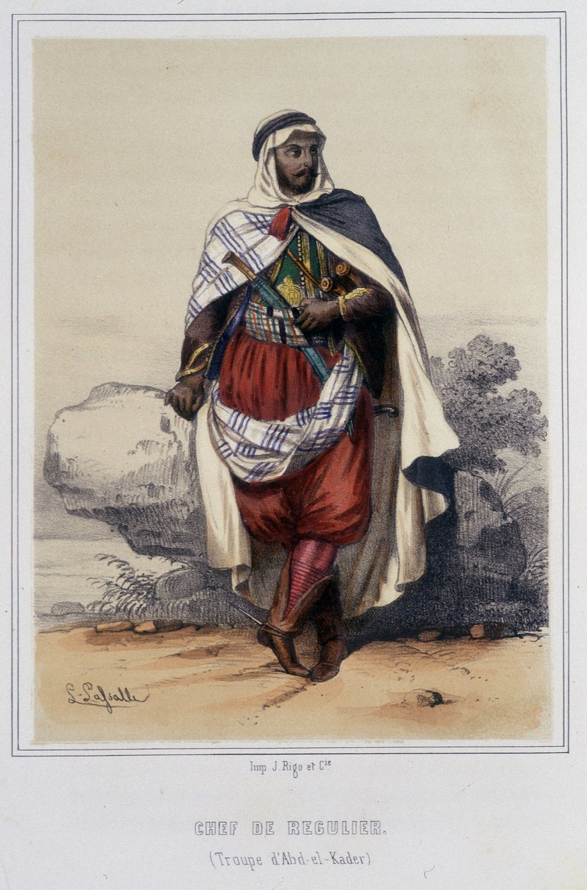 A 19. század második felében az algériai visszaszerzés vezetője. alkotó: Unknown artist